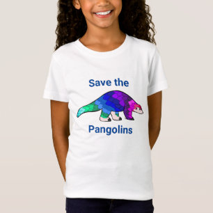 Sparen de bedreigde soorten Pangolin T-shirt
