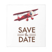 Sparen de bi-vliegtuig van de Datum Notitieblok (Voorkant)