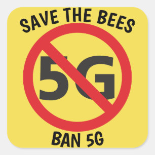 Sparen de Bijen, Ban 5G sticker