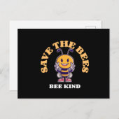 Sparen de bijen briefkaart (Voorkant / Achterkant)