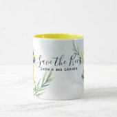 Sparen de bijen - Citaten, Slogans Gezegden Zonneb Mok (Midden)