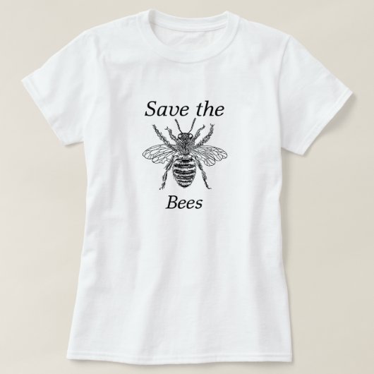 Sparen de Bijen T-Shirt (Design voorkant)