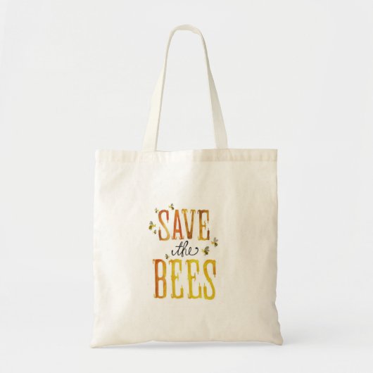 Sparen de bijen tote bag (Voorkant)