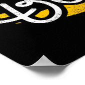 Sparen de bijenenimker| gift voor het bijenliefheb poster (Hoek)