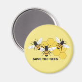 Sparen de bijenenimker magneet (Voorkant / Achterkant)