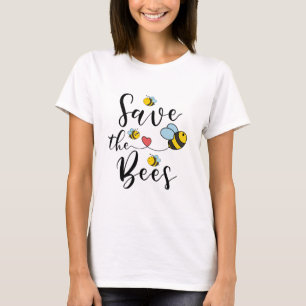 Sparen de bijenstaart en de Schattige honingbijen T-shirt