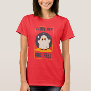 Sparen de boo bijen - ik hou van haar boe bijen Ha T-shirt