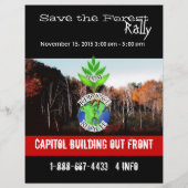 Sparen de bosbrochure flyer (Achterkant)