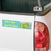 Sparen de Bumpersticker van de Draaien van het Zee (Op Truck)