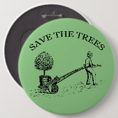 Sparen de Button 2 van de Illustratie van de Vinta (Voorkant /achterkant)