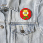 Sparen de Button van het Ontwerp van de Bees Flowe (In situ)