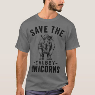 Sparen de Chubby Unicorns Rhino Lovers T-shirt