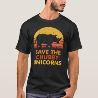 Sparen de Chubby Unicorns T elf T-shirt