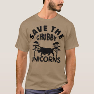 Sparen de Chubby UnicornsAnimal Rights T-shirt