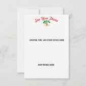 Sparen de Combo van de Uitnodiging van de Datum -  (Achterkant)