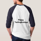 Sparen de Datum 79811 Thanksgivukkah T-Shirt (Achterkant)