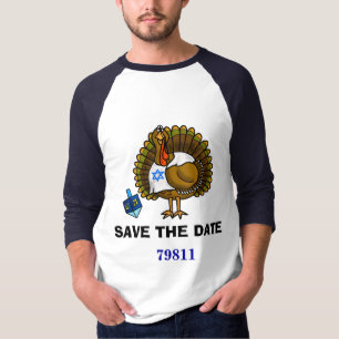 Sparen de Datum 79811 Thanksgivukkah T-Shirt
