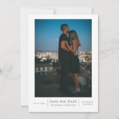 Sparen de Datum Aangepaste Weddenschap Save The Date (Voorkant)