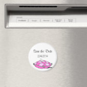 Sparen de Datum Assepoester van de Schuif Roze Pij Magneet (Insitu (Vaatwasser))