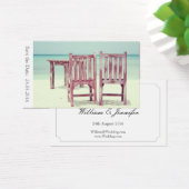 Sparen de Datum Beach Weddenschap - Visitekaartje (Bureau)
