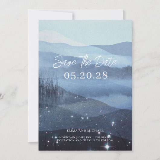 Sparen de Datum bergen mist Save The Date (Voorkant)
