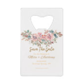 Sparen de Datum Bohemian Kredietkaart Flessenopener (Voorkant)