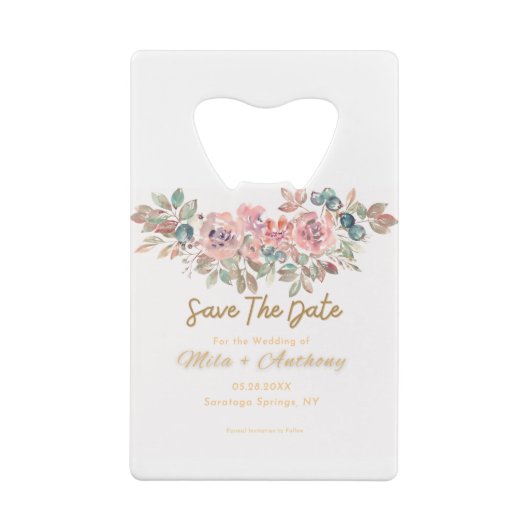 Sparen de Datum Bohemian Kredietkaart Flessenopener (Achterkant)