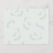 Sparen de Datum Botanische Eucalyptusbegrotingsbru Flyer (Achterkant)