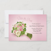 Sparen de Datum Bouquet Save The Date (Voorkant)