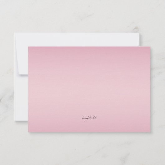 Sparen de Datum Bouquet Save The Date (Achterkant)