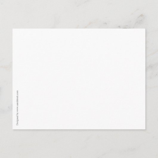 Sparen de datum champagne borrelt het briefkaart v (Achterkant)