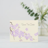 Sparen de Datum Cherry Blossom Save The Date (Staand voorkant)