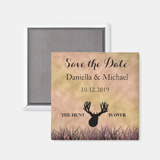 Sparen de Datum de Hunt over Weddenschap is Magneet (Voorkant / Achterkant)