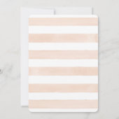 Sparen de Datum de Moderne Rozen van de Waterverf Kaart (Achterkant)