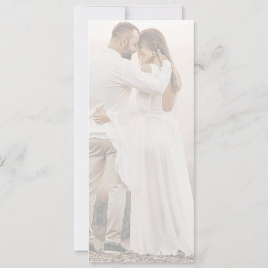 Sparen de Datum de Stijlvolle Aankondiging van de (Achterkant)