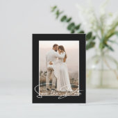 Sparen de Datum de Stijlvolle Aankondiging van de  (Staand voorkant)