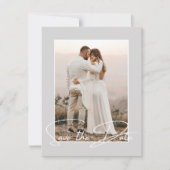 Sparen de Datum de Stijlvolle Aankondiging van de (Voorkant)