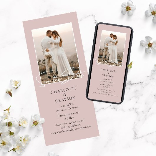 Sparen de Datum de Stijlvolle Aankondiging van de