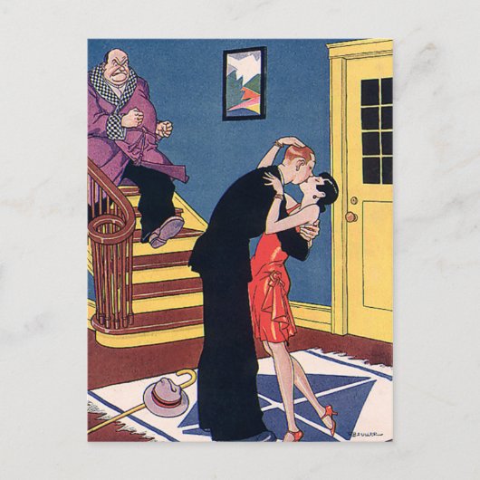 sparen de Datum, de Vreemde Liefde en de Romance Aankondigingskaart (Voorkant)