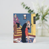 sparen de Datum, de Vreemde Liefde en de Romance Aankondigingskaart (Staand voorkant)