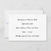 Sparen de Datum die de Kaart van de Reactie van he (Achterkant)