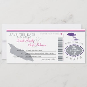 Sparen de Datum die Pass aan Aruba overgaat Save The Date