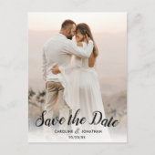 Sparen de Datum Één Grote  Bekleding van de Tekst  Briefkaart (Voorkant)