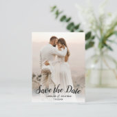 Sparen de Datum Één Grote  Bekleding van de Tekst  Briefkaart (Staand voorkant)