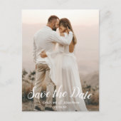 Sparen de Datum Één Grote Bekleding van de Tekst Briefkaart (Voorkant)