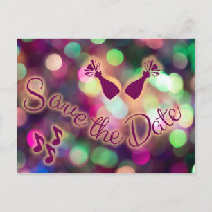 Sparen de Datum Einladungskarte! Briefkaart