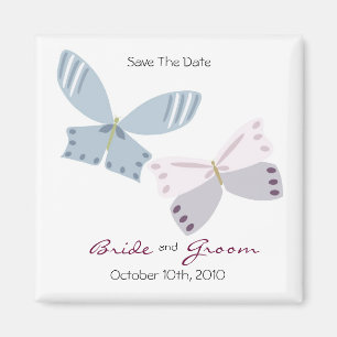 Sparen de Datum en Butterflies Magneet