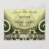 Sparen de Datum Gedraaide Briefkaart van Cala Lily (Voorkant)