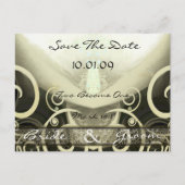 Sparen de Datum Gedraaide Briefkaart van Cala Lily (Voorkant)