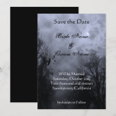 Sparen de Datum Gehakt Blauw Misty Sky en Ravens Aankondiging (Voorkant / Achterkant)